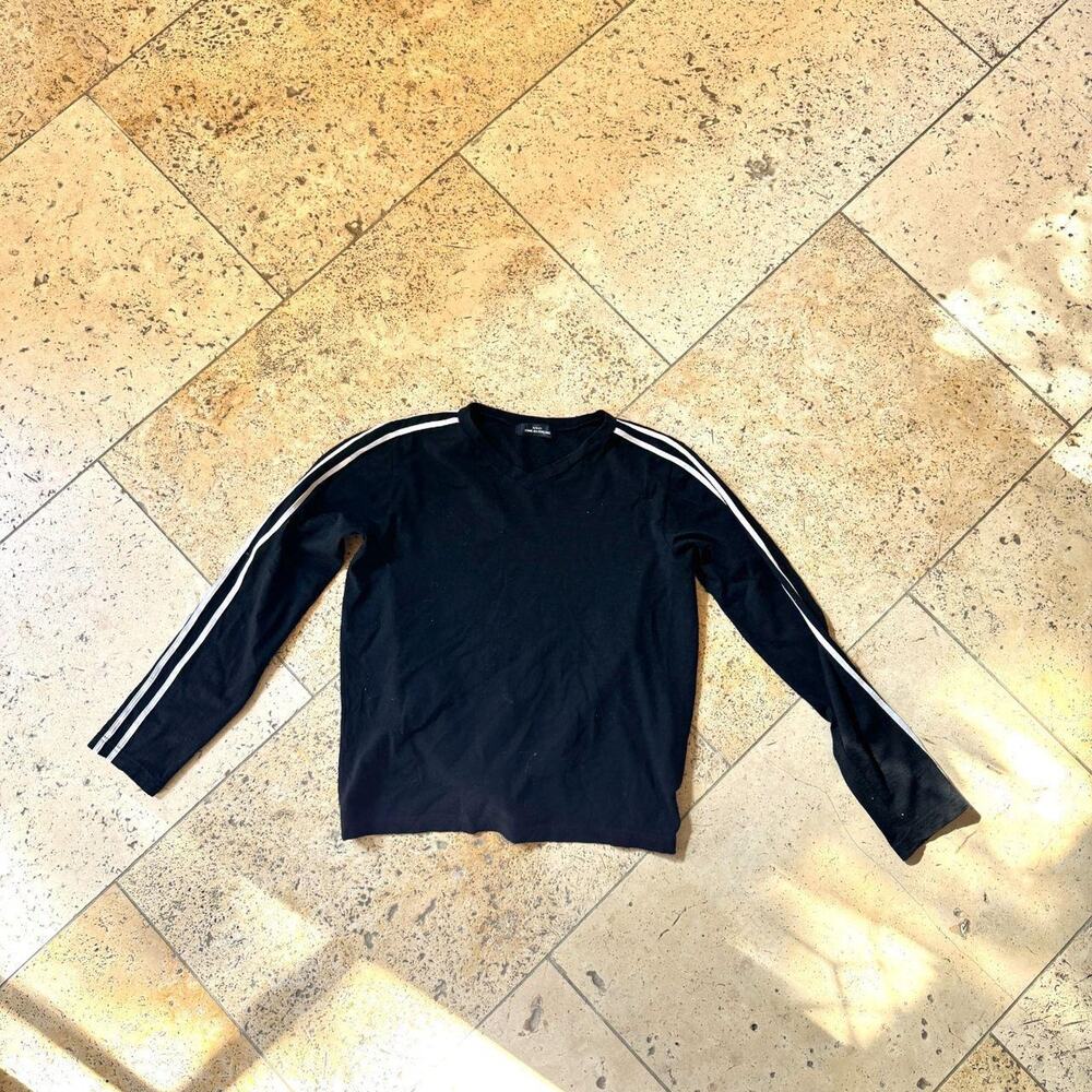Tricot Comme des Garçons Wool Striped Sleeve Sweater